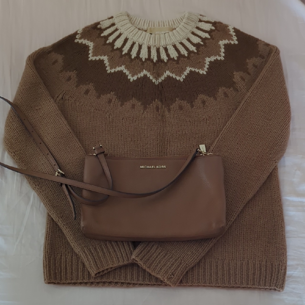 Michael Kors Sweater And Purse Bundle